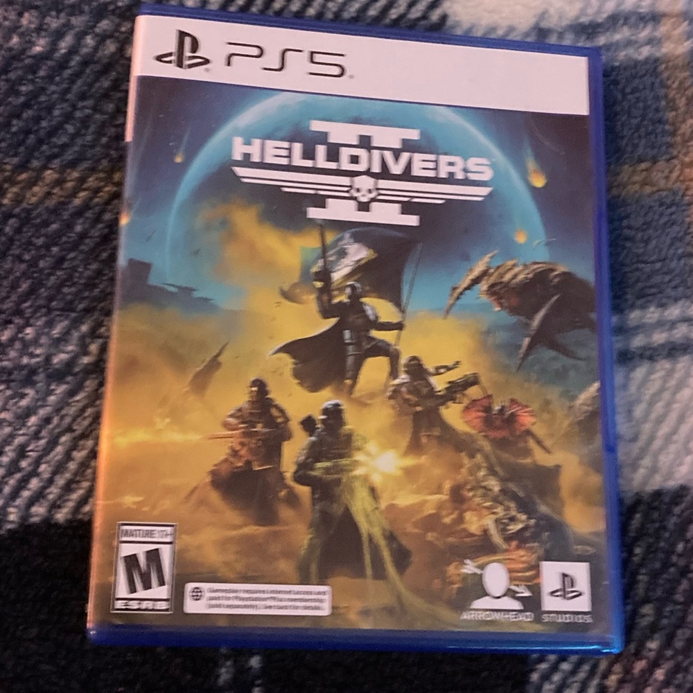 Sony PS5 Helldivers II - Blue Case